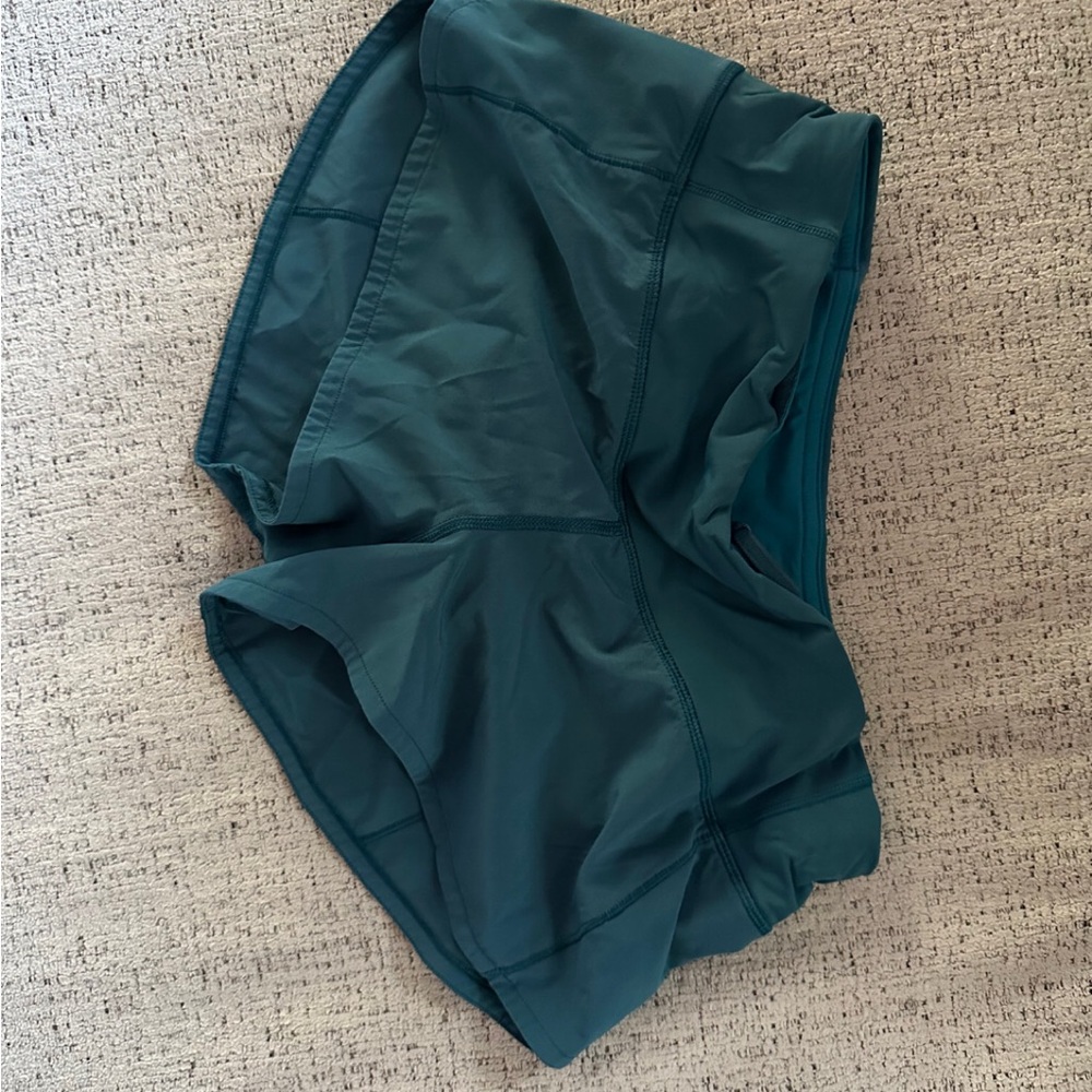 lululemon athletica Deep Teal Athletic Shorts